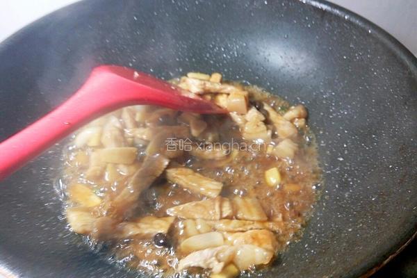 茄子炒肉的做法图解7