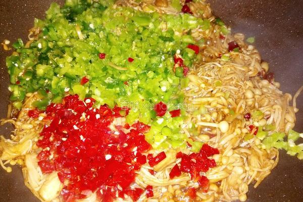 蒜蓉金针菇的做法图解3