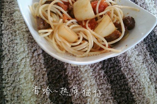 自制风味意大利面的做法图解17