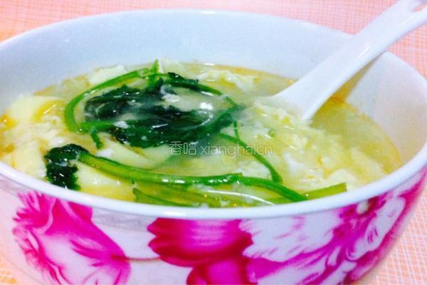 樱玉豆腐蛋花汤的做法图解5