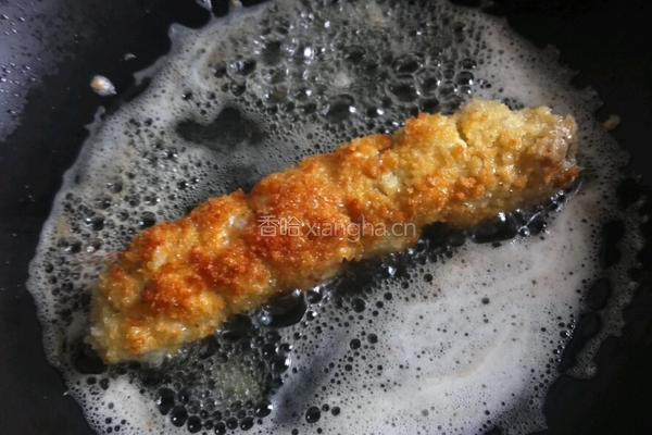 香酥猪肉芝士卷的做法图解15