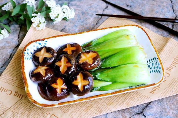 香菇青菜的做法图解12