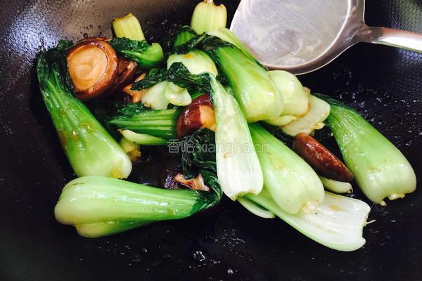 香菇青菜的做法图解10