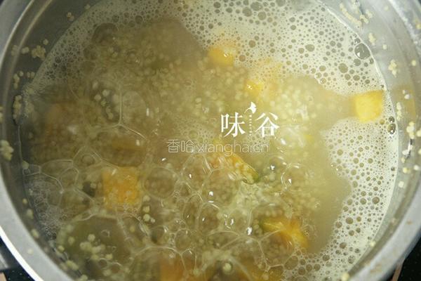 南瓜小米粥的做法图解4