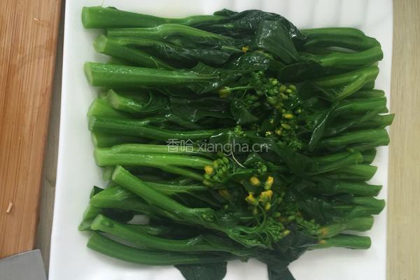 水煮油菜心的做法图解5