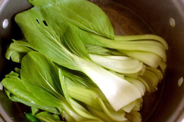 香菇油菜的做法图解5