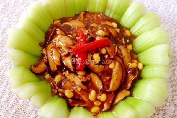香菇油菜的做法图解12