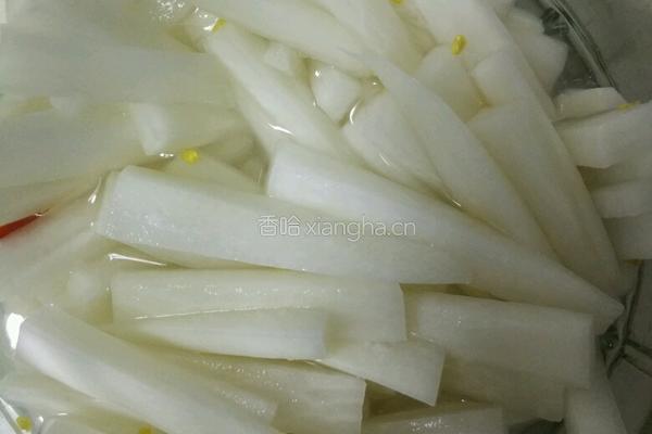 泡萝卜的做法图解4