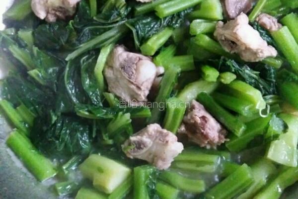 春菜煲排骨的做法图解6