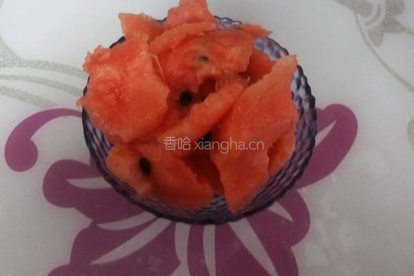 西瓜粥的做法图解1
