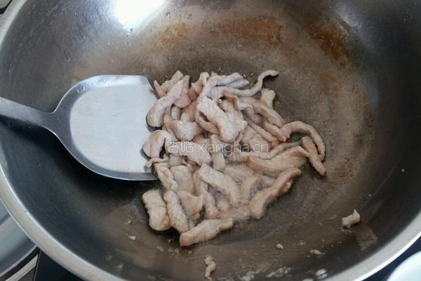 青椒肉丝的做法图解4