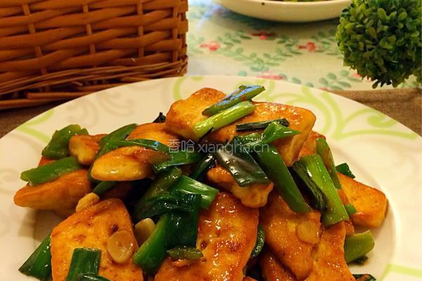 葱爆豆腐的做法图解10