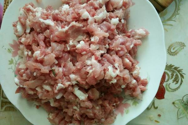 梅菜扣肉包子的做法图解6