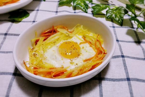 鸟巢鸡蛋的做法图解8