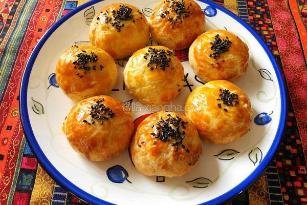 肉松蛋黄酥的做法图解4