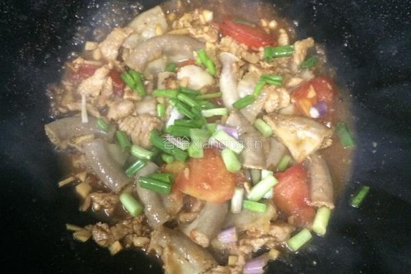 粉肠瘦肉的做法图解8