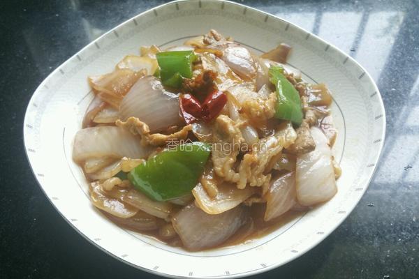 洋葱炒肉的做法图解5