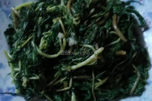炒麻叶的做法图解5
