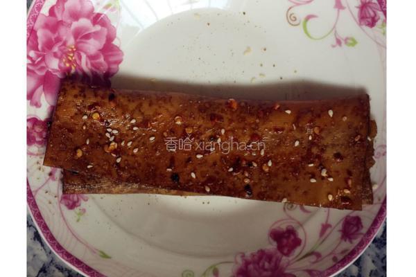 烧烤豆腐干的做法图解8