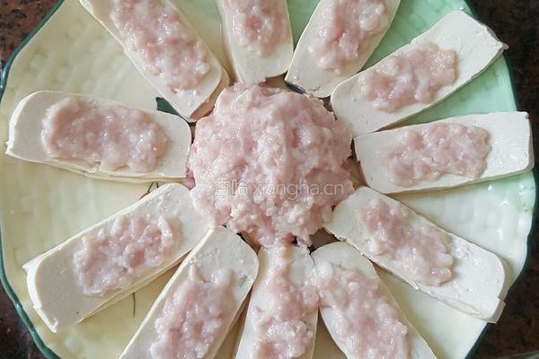 嫩肉蒸豆腐的做法图解2