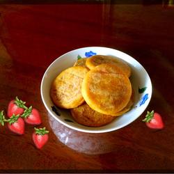 南瓜芝麻糯米饼的做法[图]
