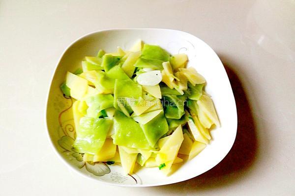 土豆炒面片的做法图解10