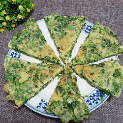 芹菜叶鸡蛋饼的做法[图]