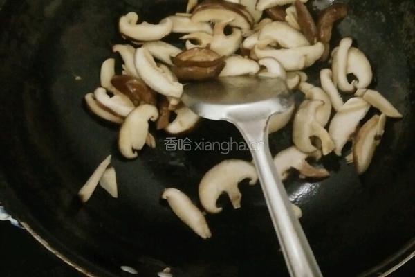 香菇小白菜的做法图解5