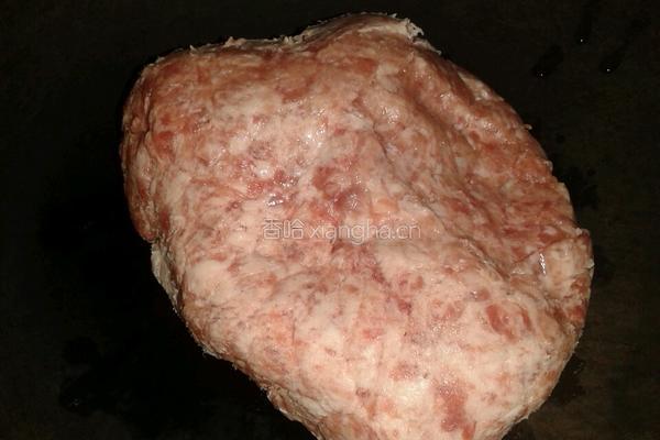 苋菜大肉饺子的做法图解1