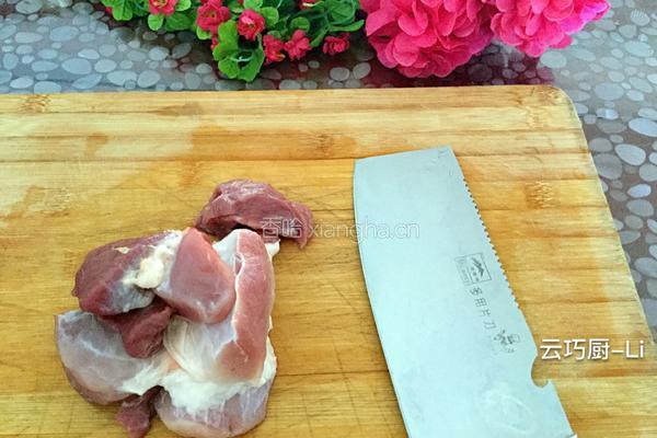 豇豆酿虾肉的做法图解7