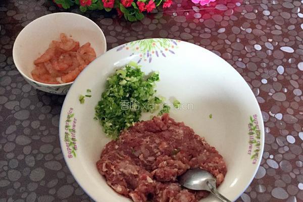 豇豆酿虾肉的做法图解9