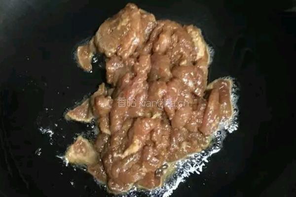 苦瓜炒肉的做法图解4
