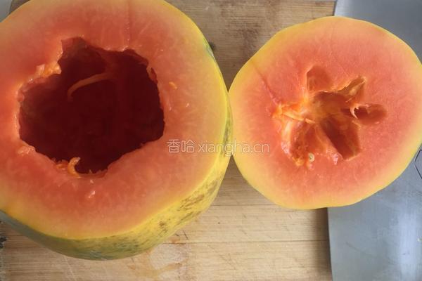 木瓜椰奶冻的做法图解4