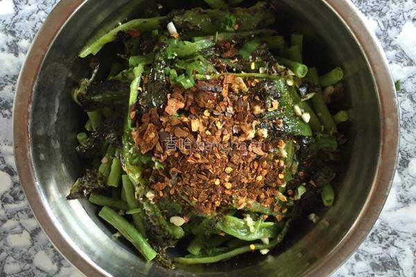 虎皮青椒豇豆的做法图解4