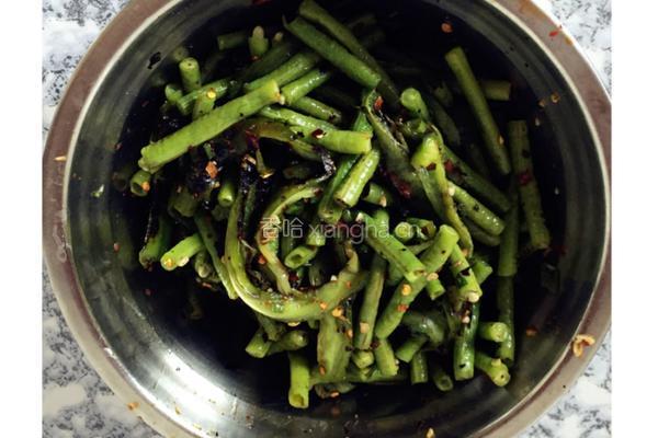 虎皮青椒豇豆的做法图解5