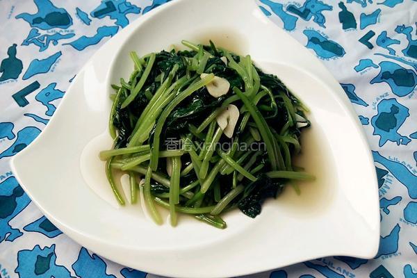 清炒地瓜叶的做法图解5