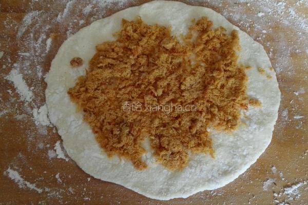 芝麻肉松饼的做法图解6