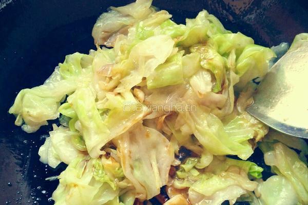 耗油圆白菜的做法图解5