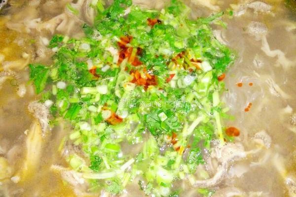 沙锅汆羊肚的做法图解5