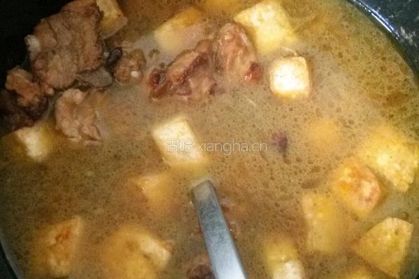 红烧排骨豆腐泡的做法图解7