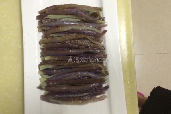 葱油茄子的做法图解3