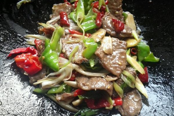 葱爆牛肉片的做法图解7