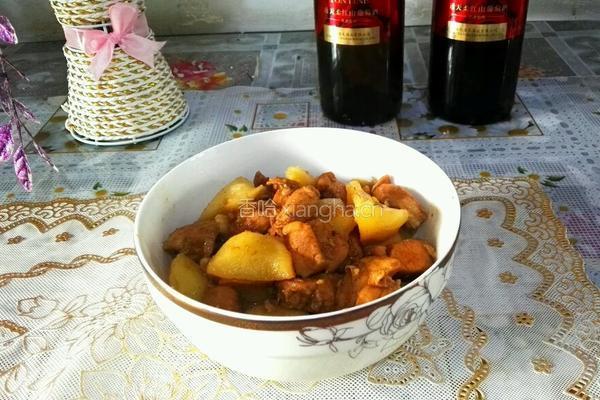 土豆炖鸡块的做法图解6