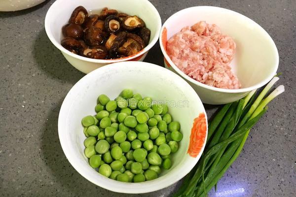 香菇烧麦的做法图解1