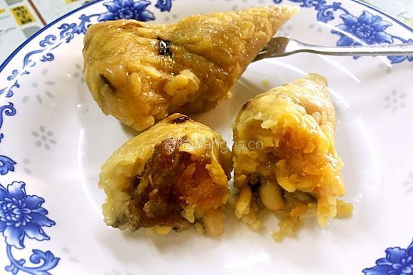 迷你蛋黄肉粽的做法图解18