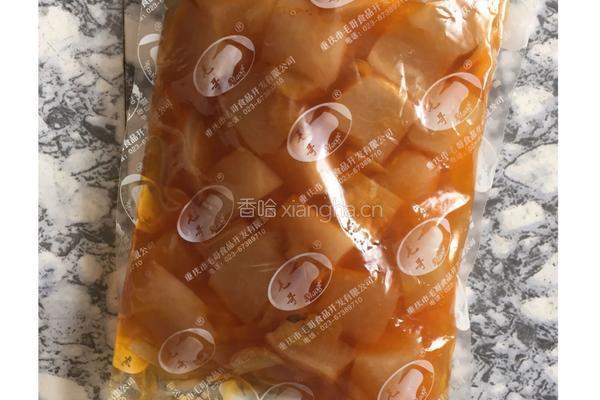 酸萝卜鸭掌汤的做法图解4
