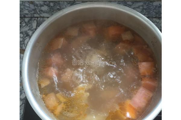 酸萝卜鸭掌汤的做法图解6
