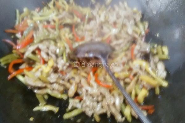 什锦泡菜妙肉丝的做法图解5