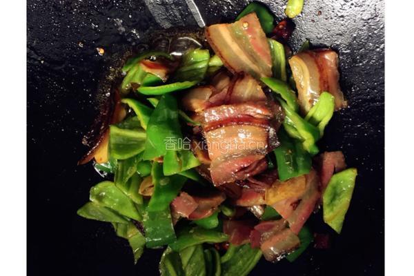 青椒炒腊肉的做法图解9
