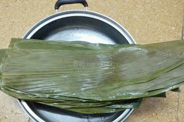 清香豆沙粽的做法图解3